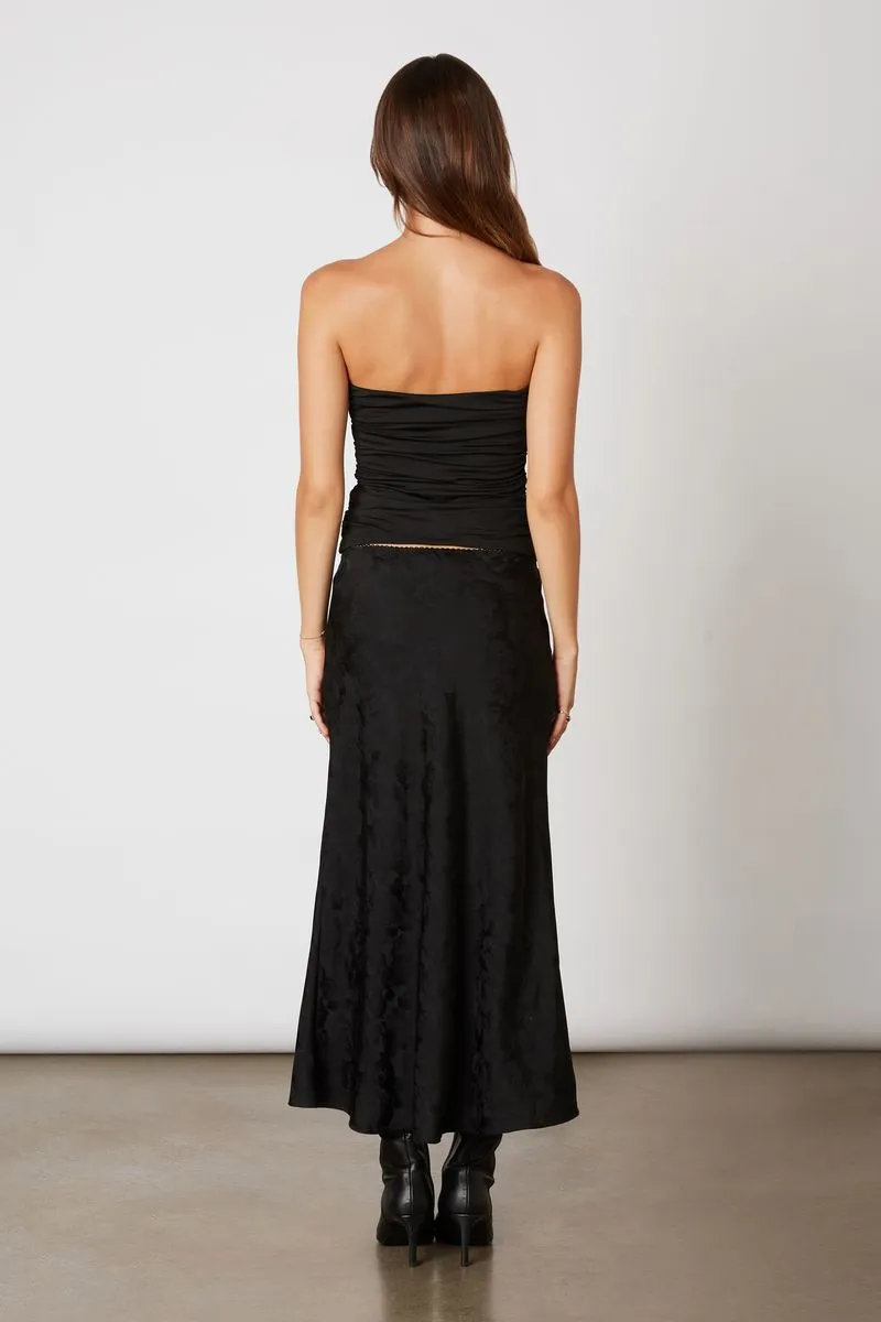 Jacquard Midi Bias Skirt