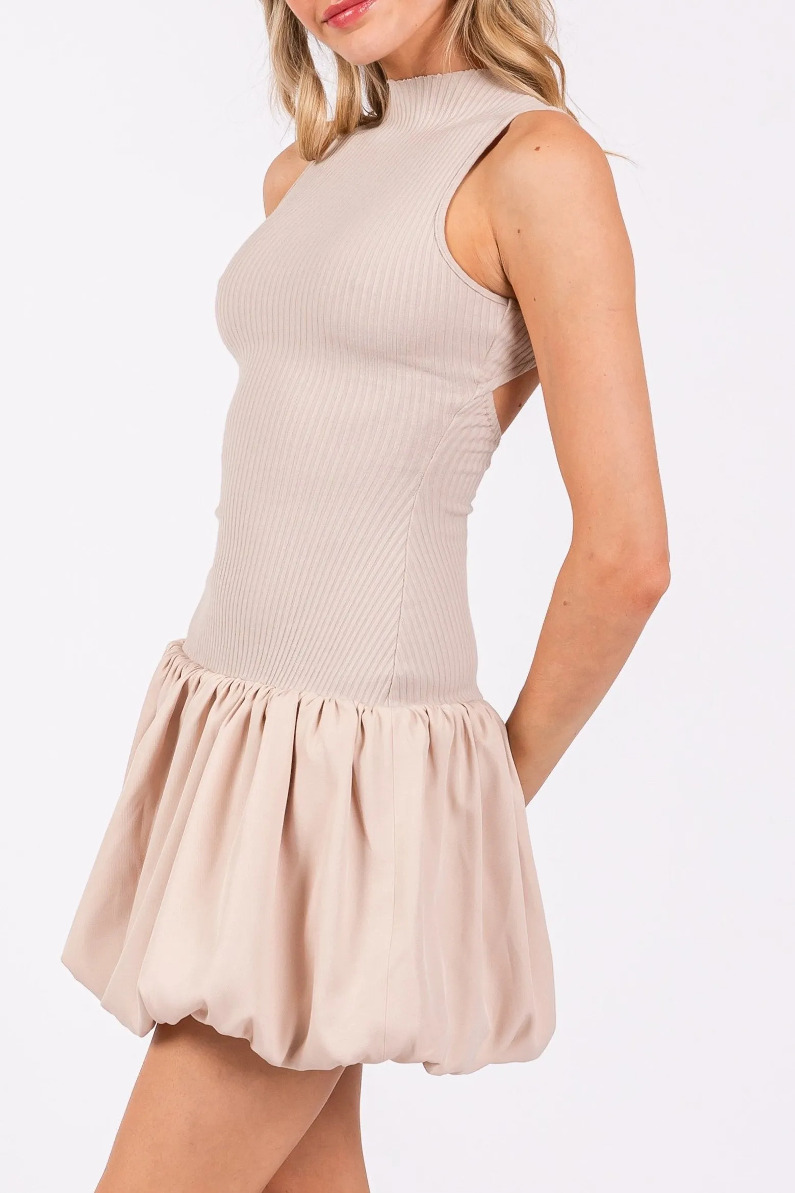 Joanie Open Back Bubble Dress