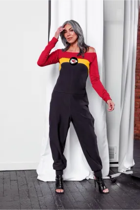 Kansas City Chiefs Color Block Jumpsuit
