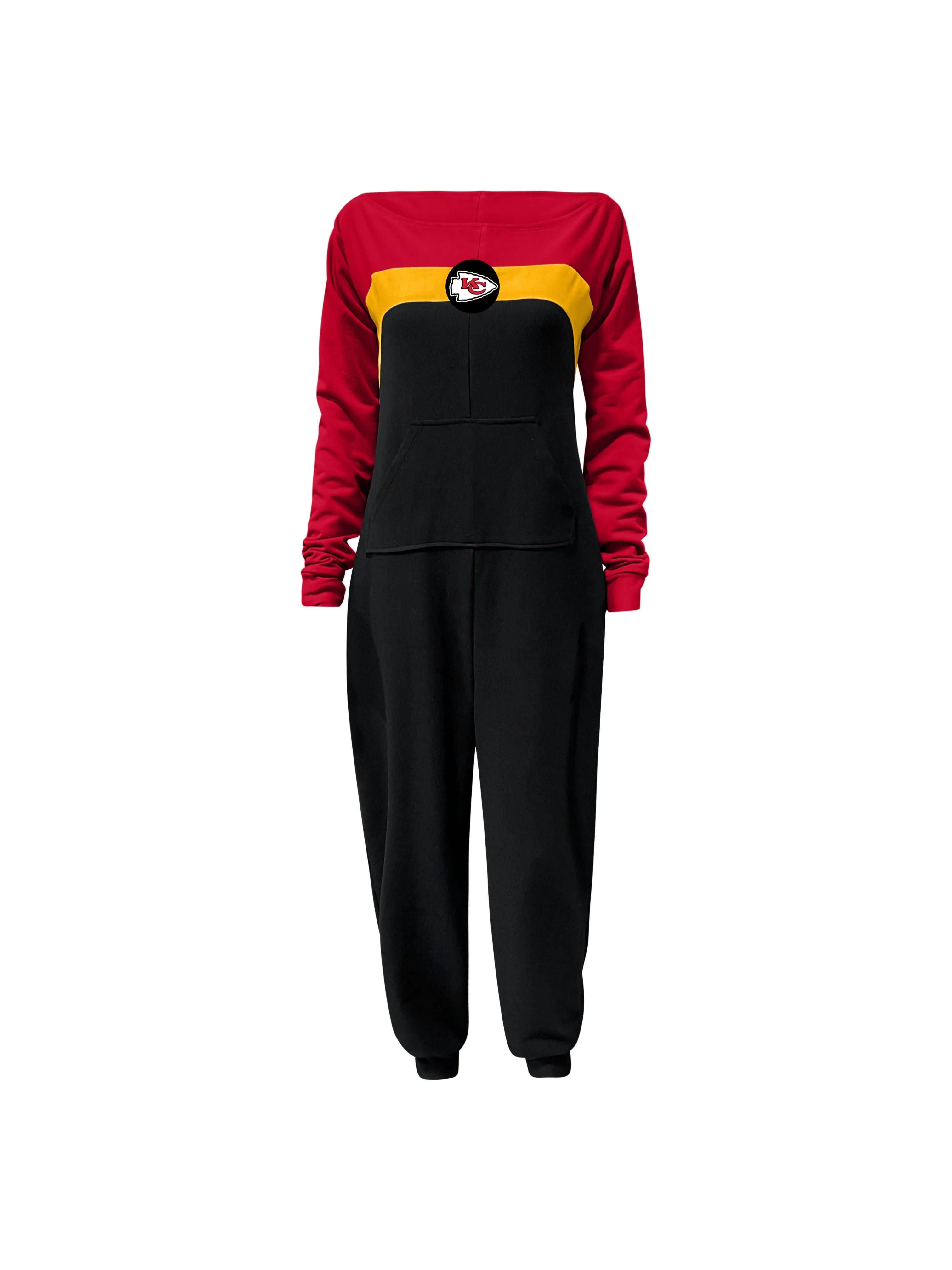 Kansas City Chiefs Color Block Jumpsuit
