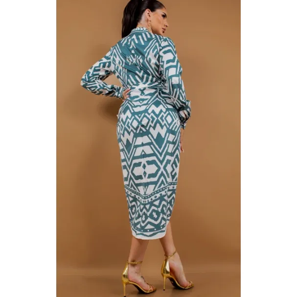 Kelsey Button Down Midi Dress