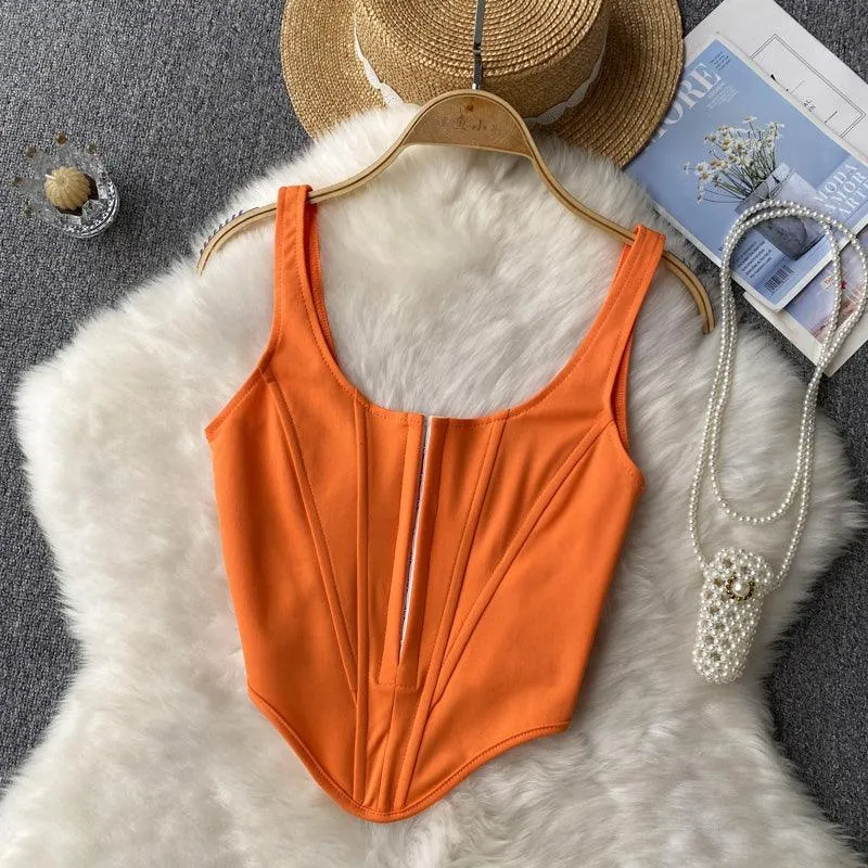 KittenAlarm - Dottie Strappy Irregular Tank Top
