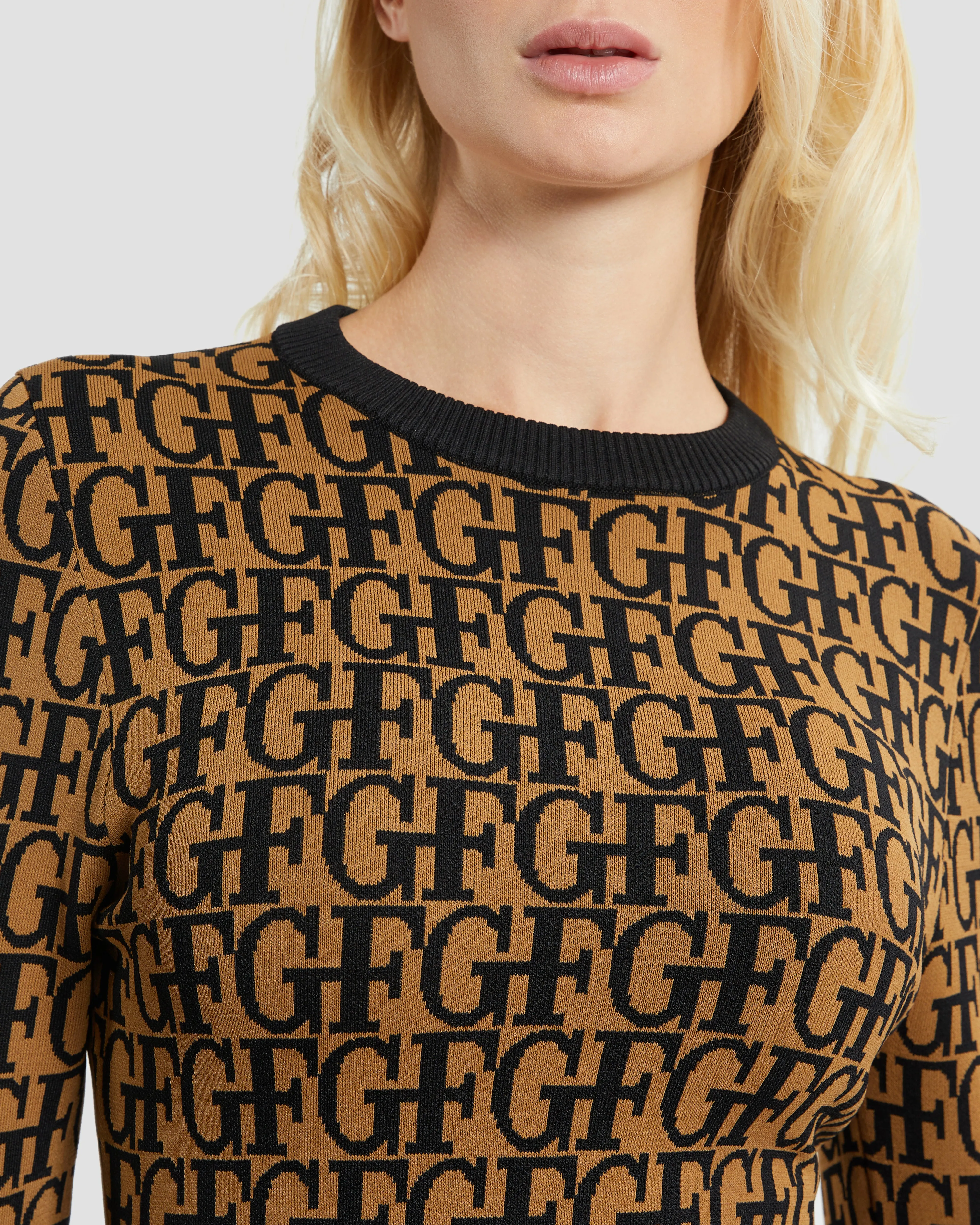 Knitted GF Long Sleeve Dress