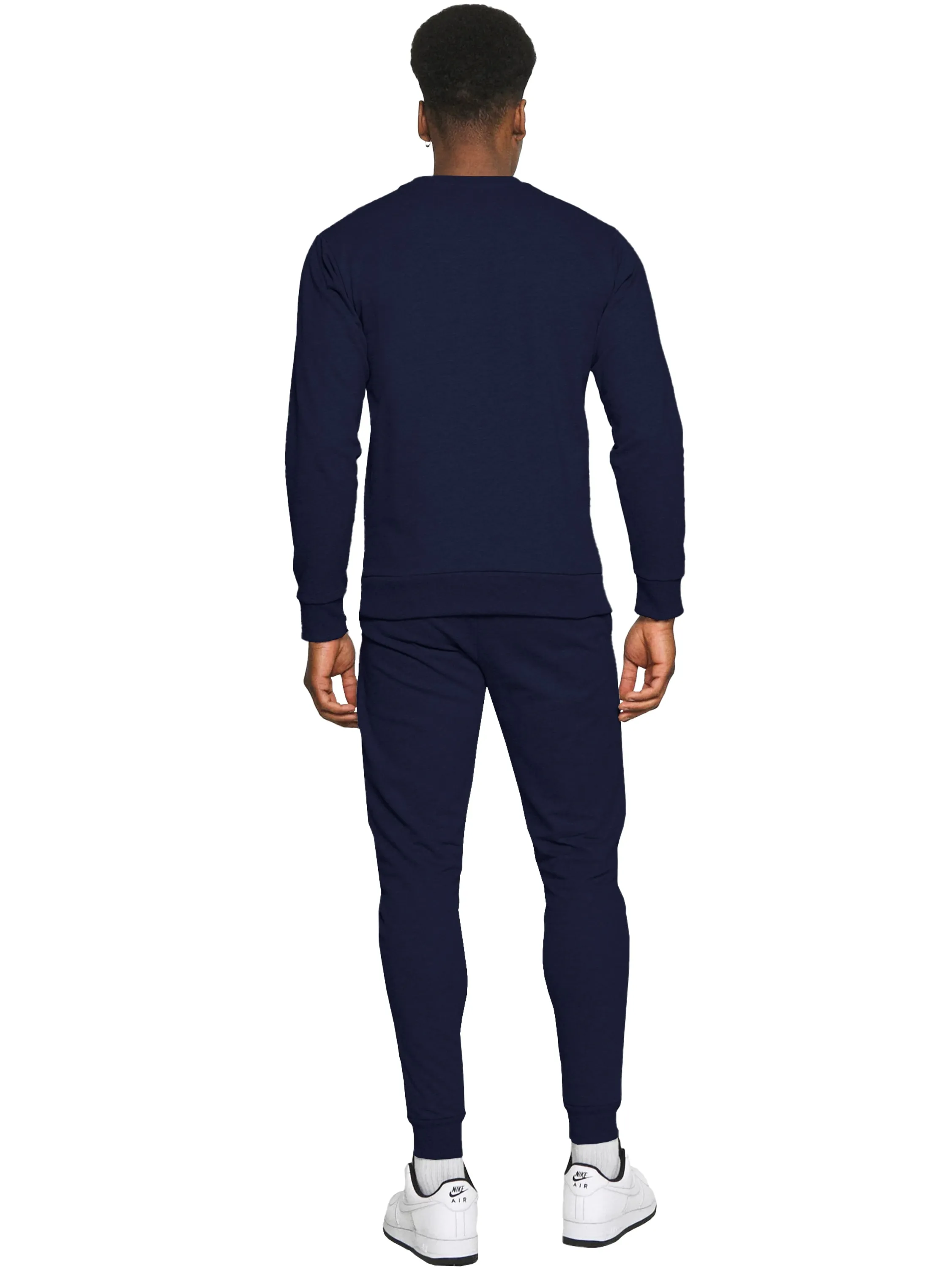 Kruze | Mens Crew Neck Sweatshirt Tracksuit Set