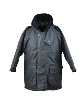 KW18K - Junior Knightsbridge Wax Jacket - NAVY