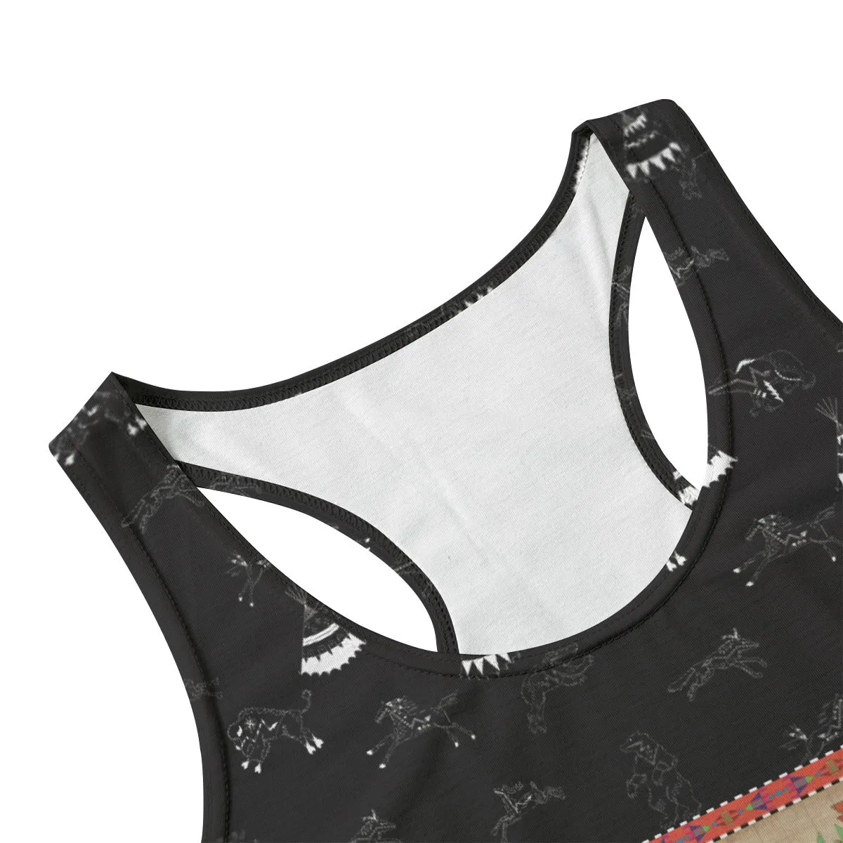 Ledger Round Dance Midnight Eco-friendly Women's Tank Top