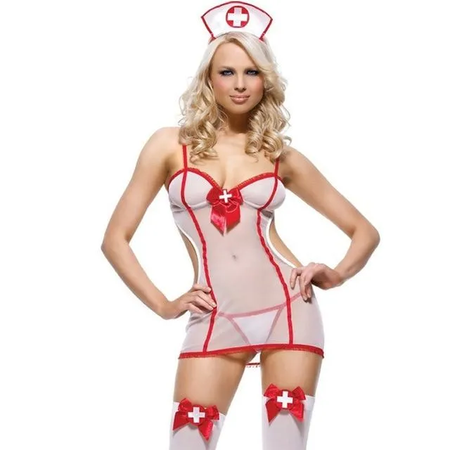 Lingerie Hot Women Erotic Dress Cosplay Nurse Uniform  Underwear
