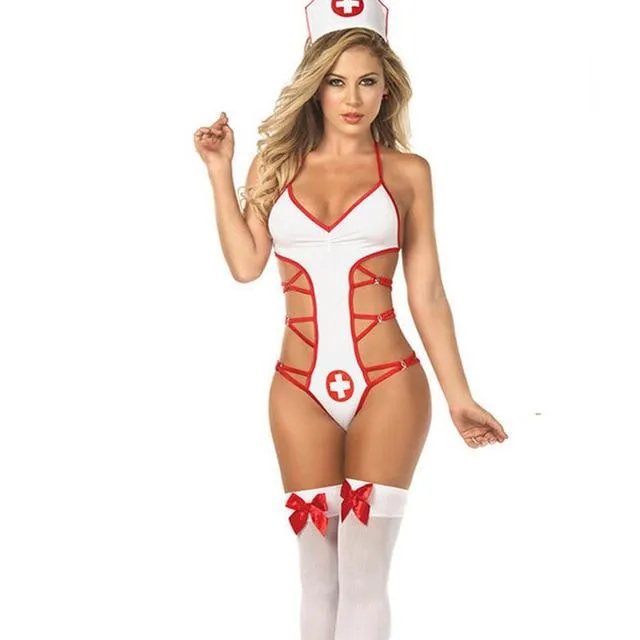 Lingerie Hot Women Erotic Dress Cosplay Nurse Uniform  Underwear
