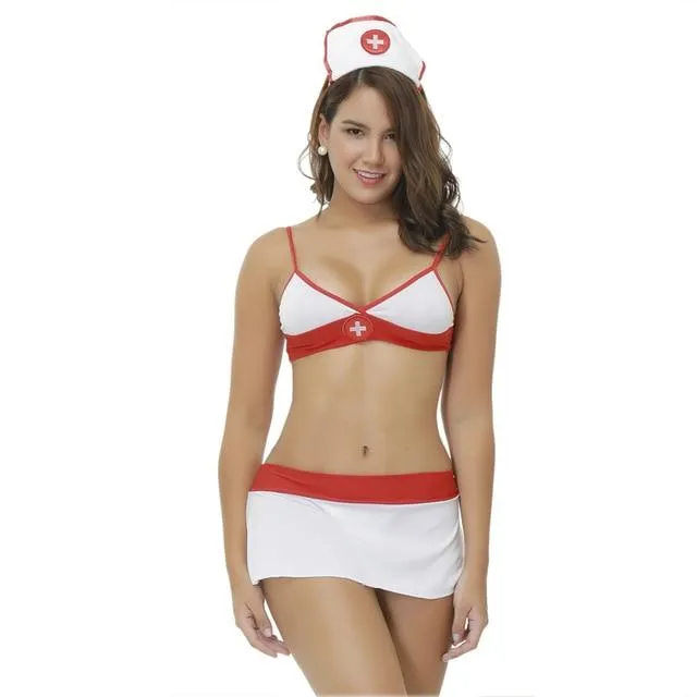 Lingerie Hot Women Erotic Dress Cosplay Nurse Uniform  Underwear