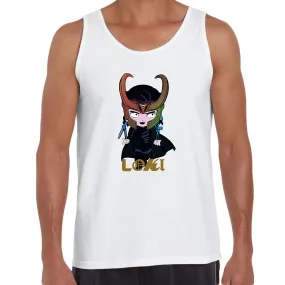Loki Figurative Superhero Comic Star Tom Hiddleston Adults Unisex Tank Top