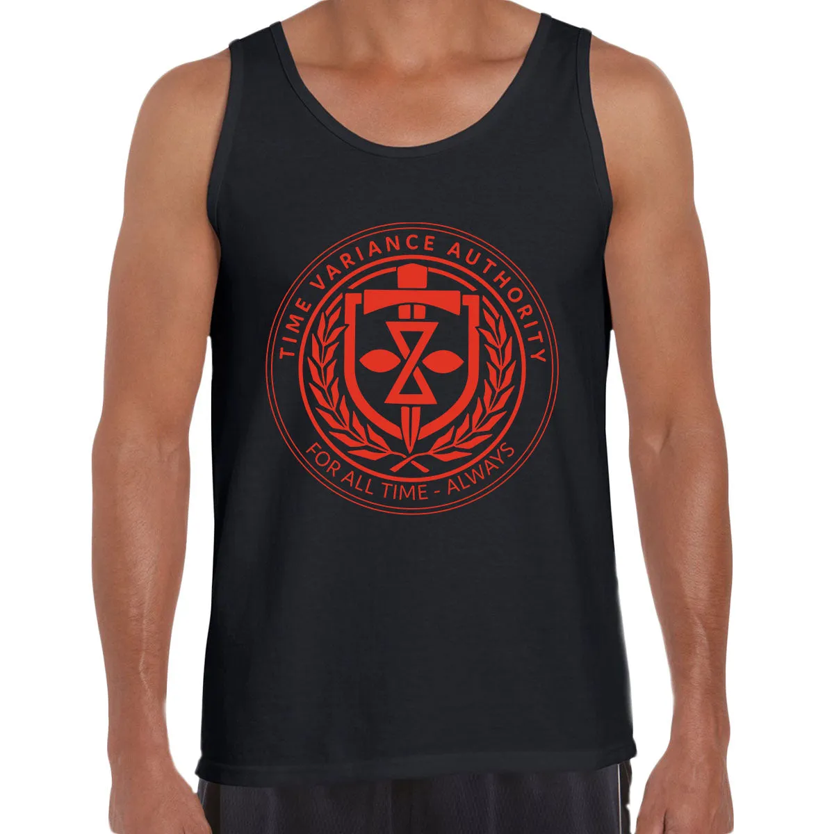 Loki TVA Symbol Time Variance Authority Marvel Adults Novelty Geek Funny Unisex Tank Top