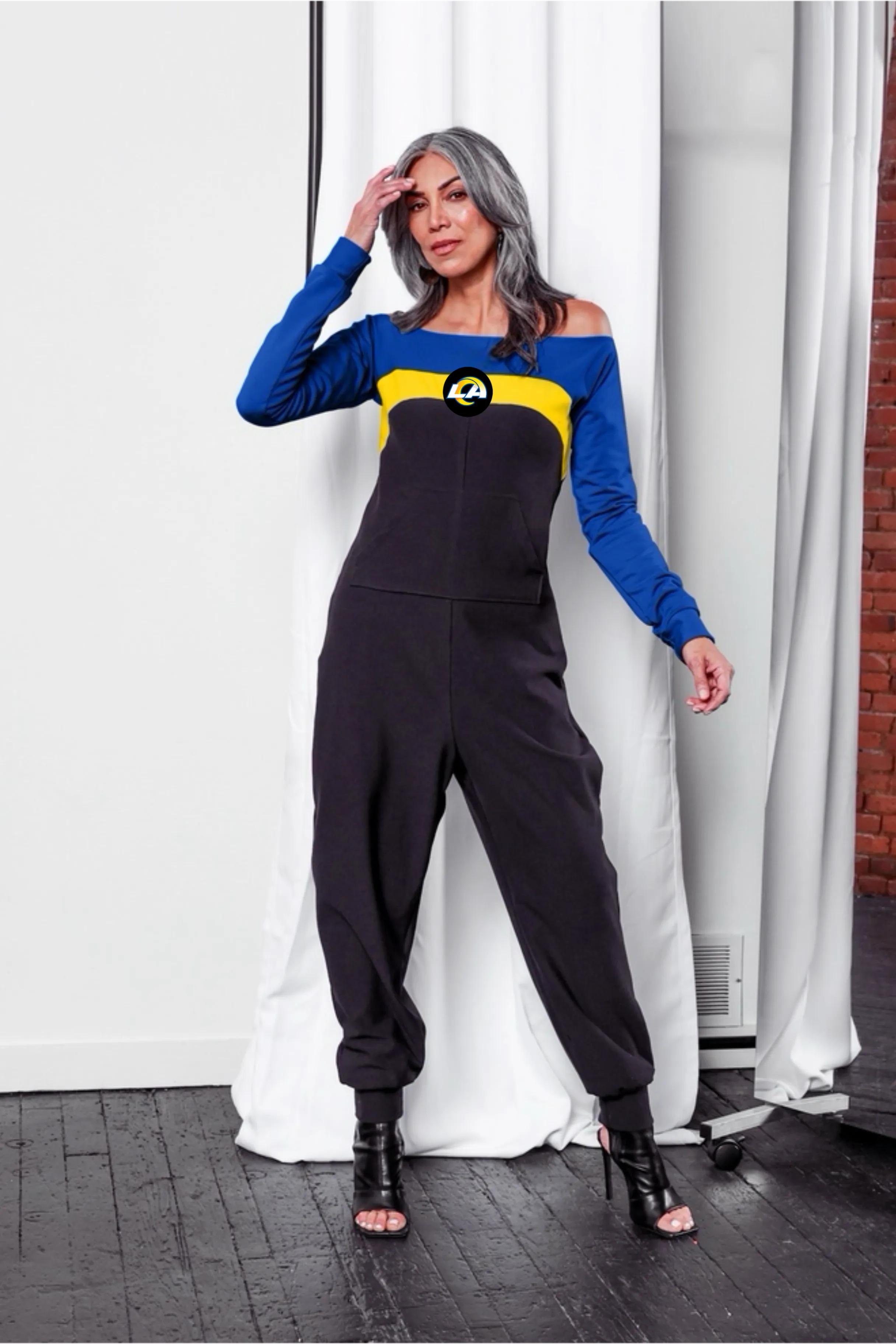Los Angeles Rams Color Block Jumpsuit