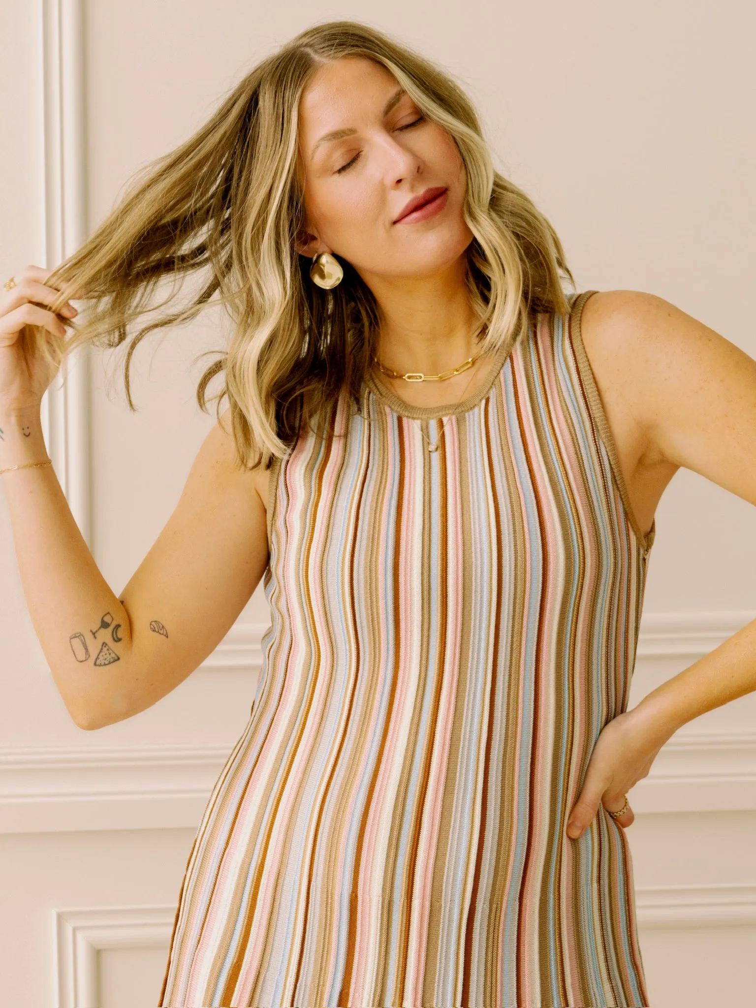Lucy Paris Jade Multi Knit Dress