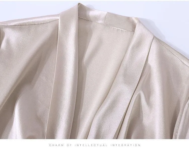 Luxe V-Neck Long Sleeve Blouse in 100% Mulberry Silk for Women