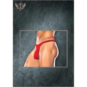 Male Power Bong Thong Red L/XL