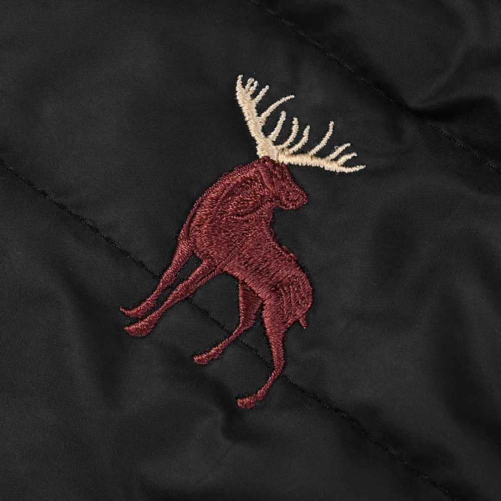 Men's Premium Moose Embroidered Body Warmer Puffer Gilet