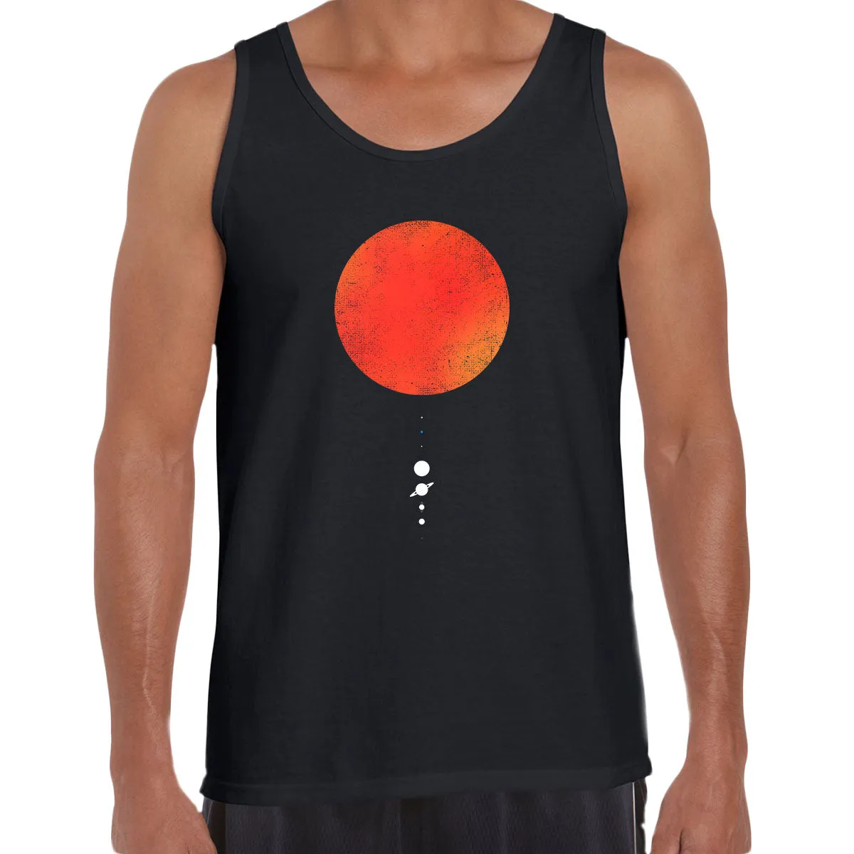 Minimal Solar System Space Nasa Planets Universe Gift Design Unisex Tank Top