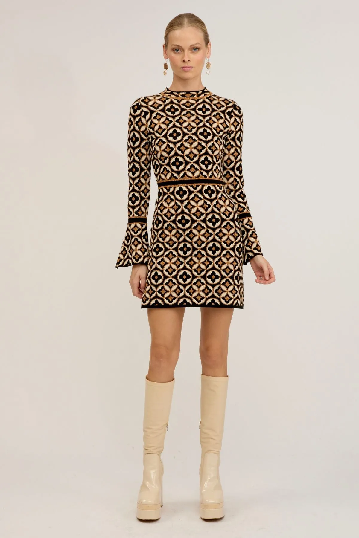 Mitzy Knit Dress - Deco