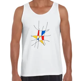 Mondrian Art Tee Typographygraphy Unisex Tank Top