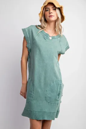Moss Midi Terry Knit Dress