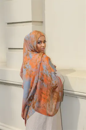 MY090 Colorful Rendering  tudung print hijab/scarf polyester cotton