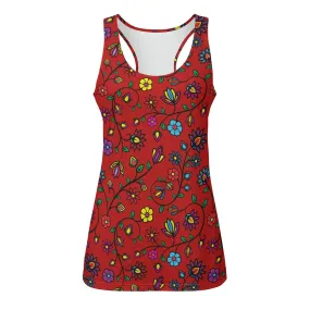 Nature's Nexus Red Eco-friendly Women's Tank Top