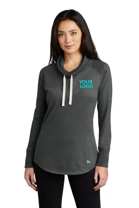 New Era Ladies Sueded Cotton Custom Cowls, Black Heather