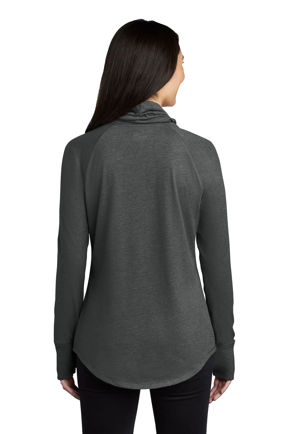 New Era Ladies Sueded Cotton Custom Cowls, Black Heather