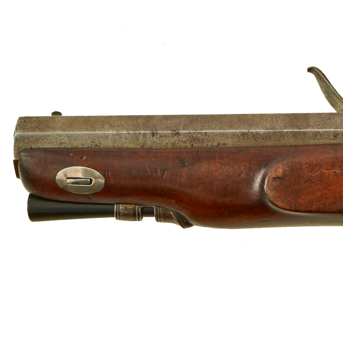Original British Upmarket .65” Bore Flintlock Overcoat Pistol by John Edgson of Stamford, Lincolnshire - circa 1805