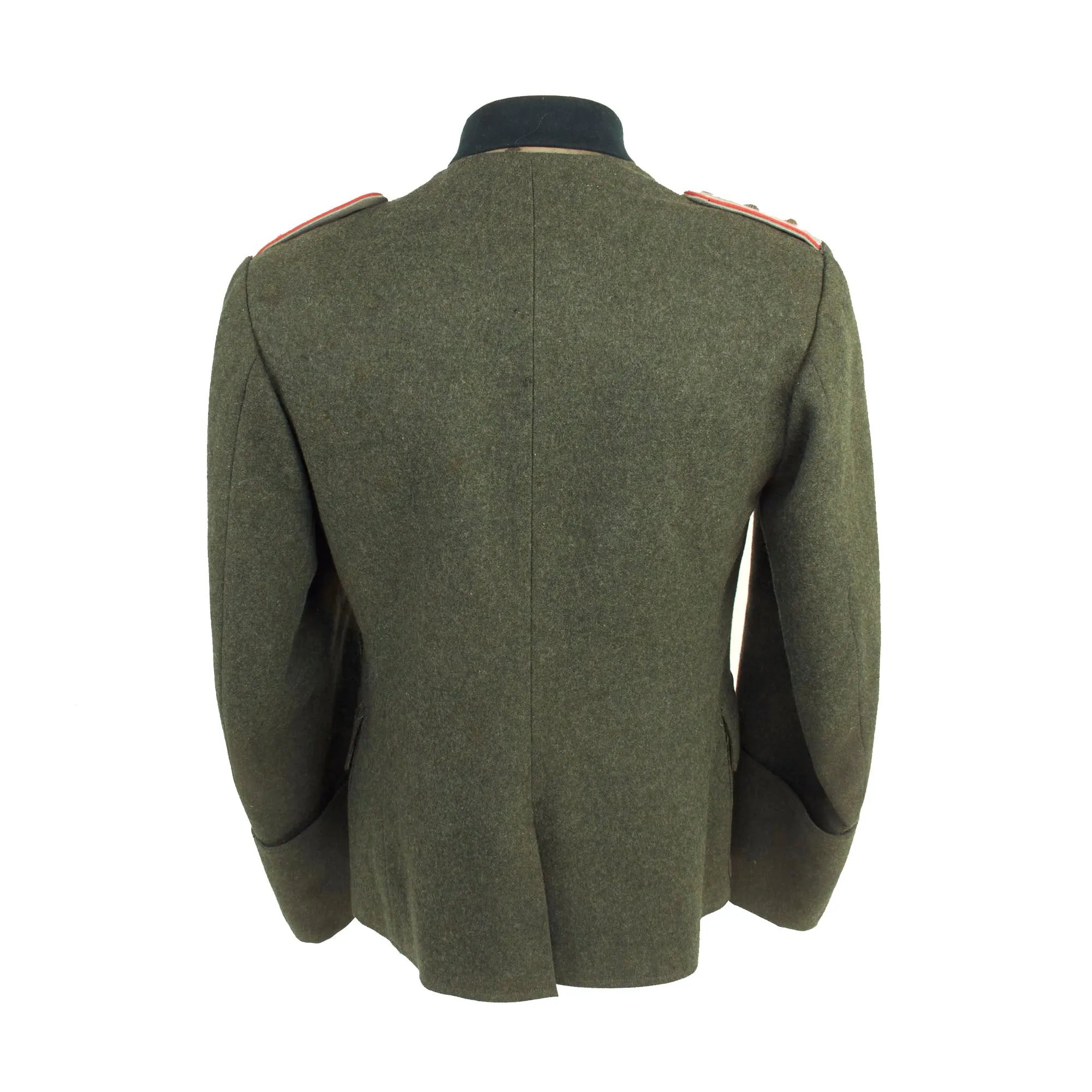 Original German WWII Early Heer Artillery Reserve Hauptmann Officer's M36 Field Tunic with Eastern Medal Ribbon
