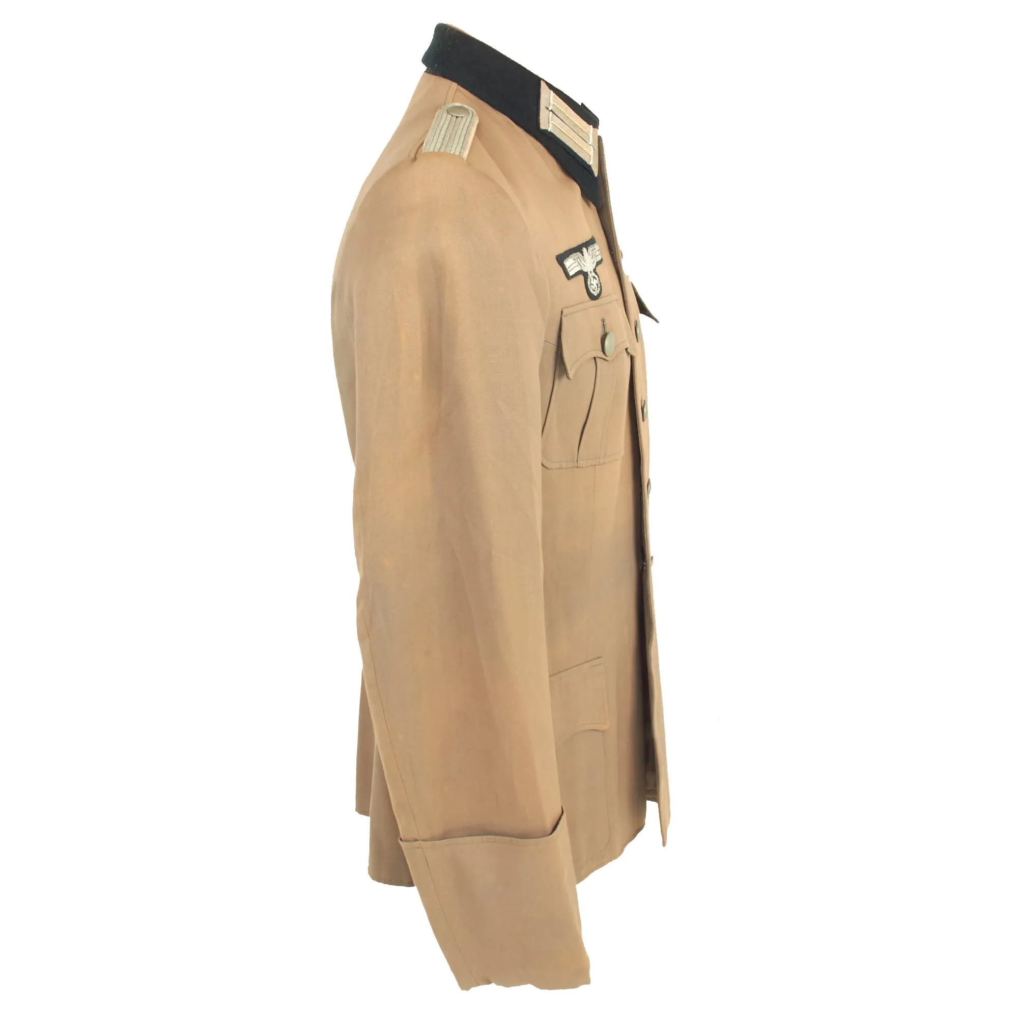 Original German WWII Heer Infantry Leutnant Officer's Summer Weight M36 Field Tunic