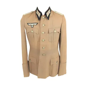 Original German WWII Heer Infantry Leutnant Officer's Summer Weight M36 Field Tunic