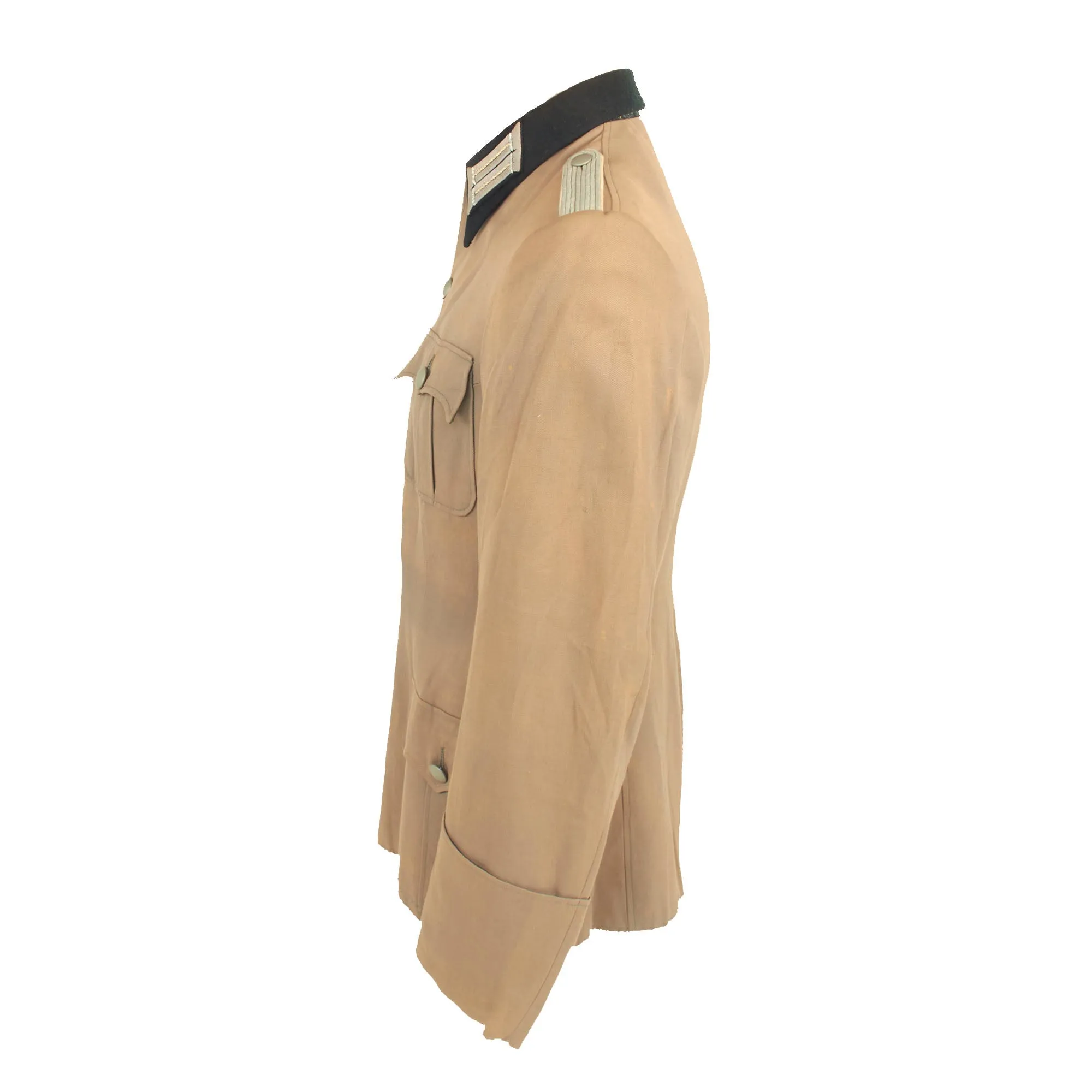 Original German WWII Heer Infantry Leutnant Officer's Summer Weight M36 Field Tunic