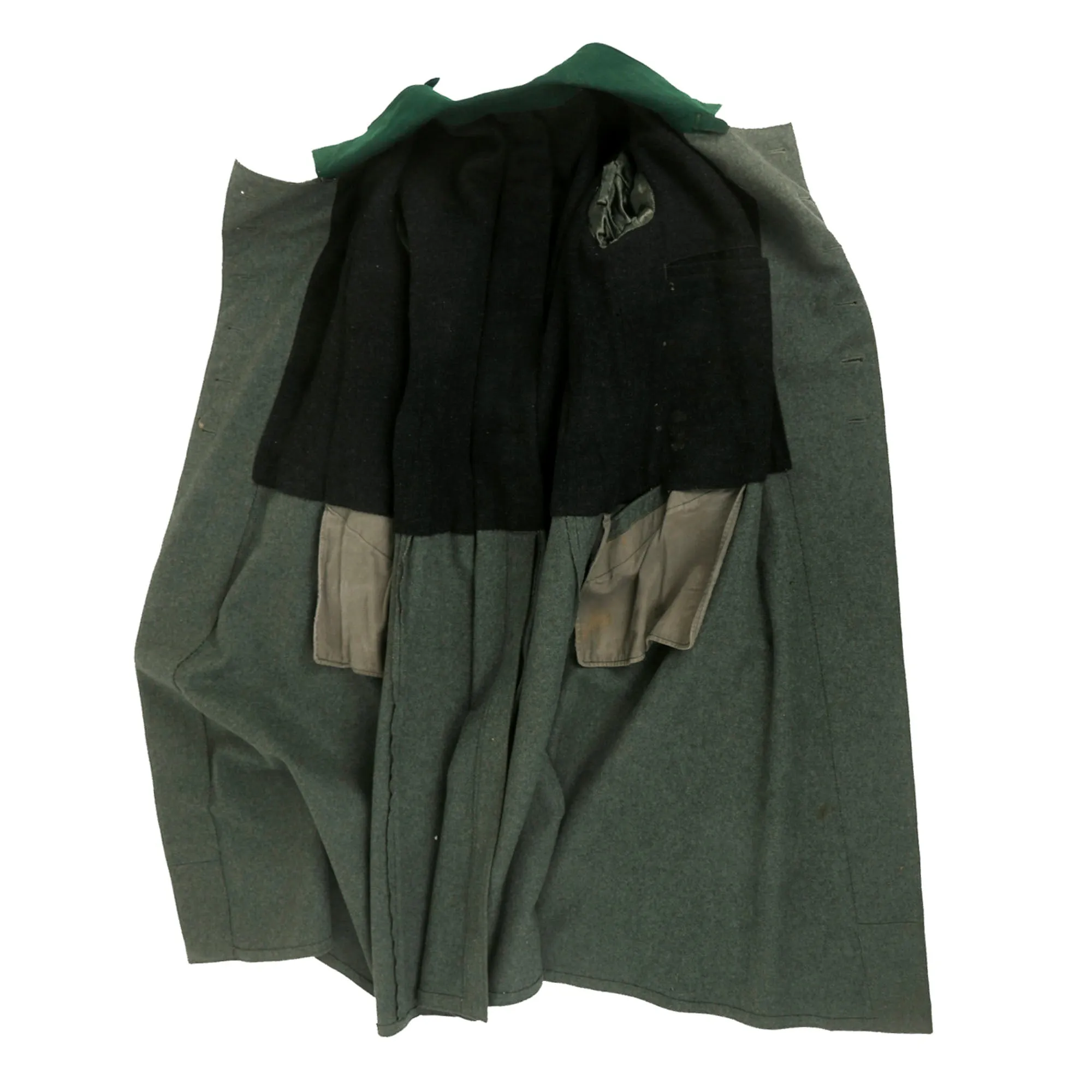 Original German WWII Heer Infantry Oberfeldwebel NCO M36 Wool Greatcoat