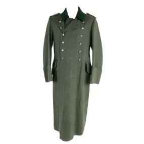 Original German WWII Heer Infantry Oberfeldwebel NCO M36 Wool Greatcoat