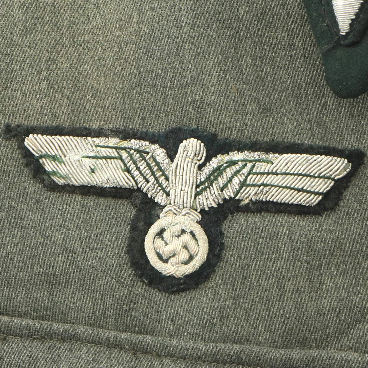 Original German WWII Panzer Tank Officer M40 Feldbluse with Badges - Dated 1942