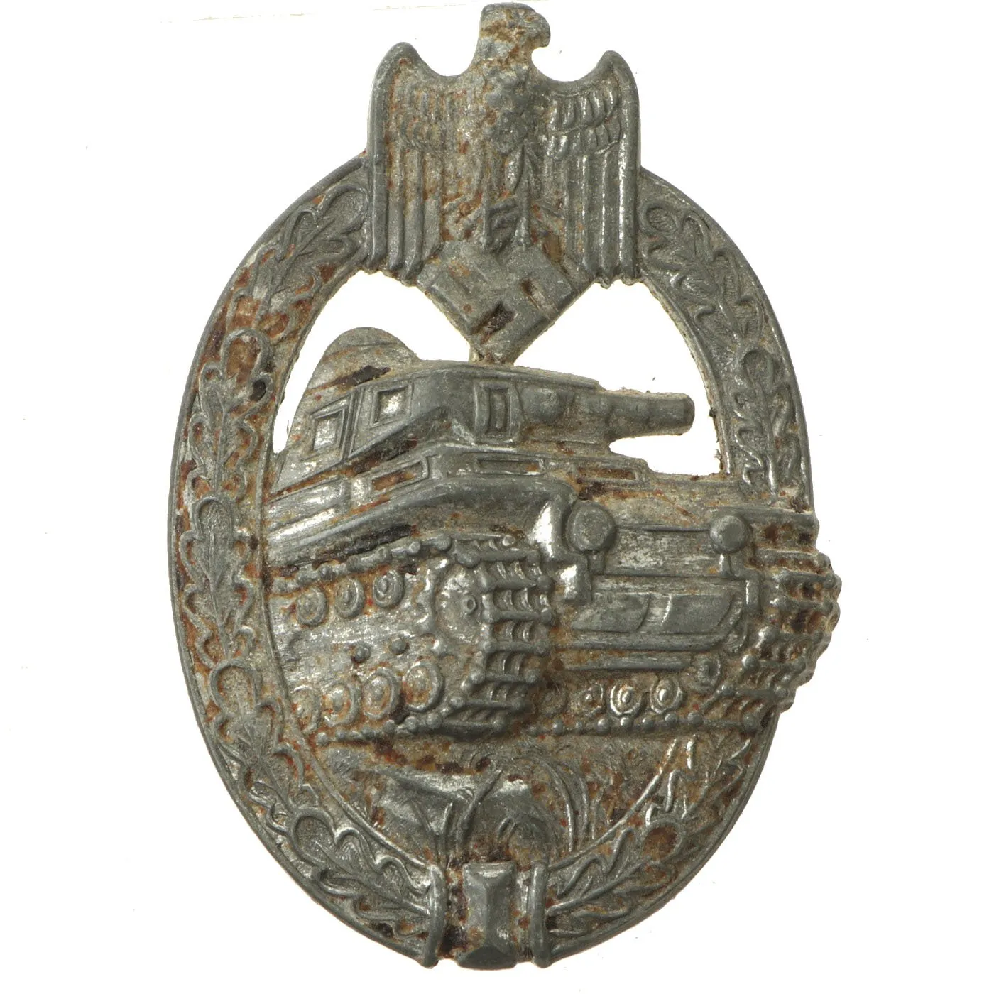 Original German WWII Panzer Tank Officer M40 Feldbluse with Badges - Dated 1942