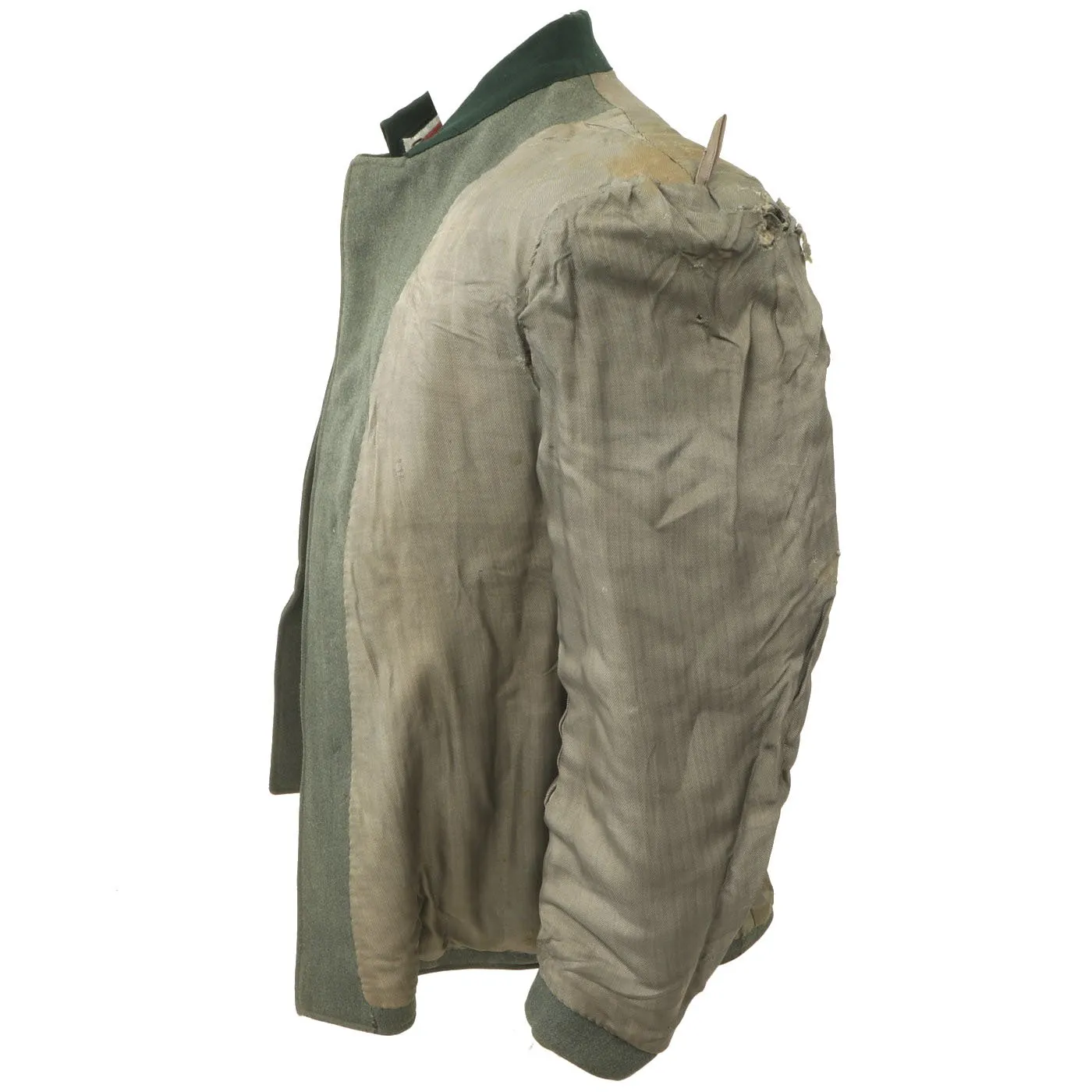 Original German WWII Panzer Tank Officer M40 Feldbluse with Badges - Dated 1942