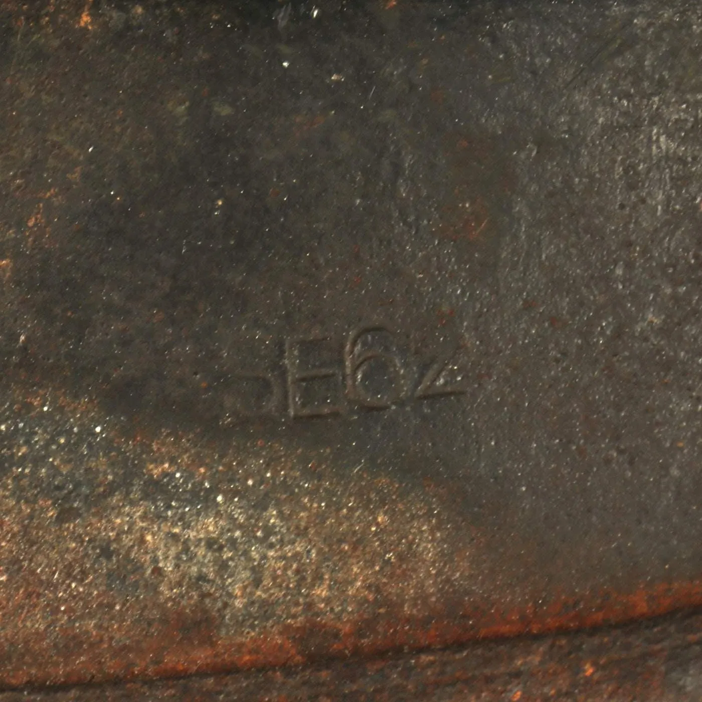 Original German WWII Service Worn M40 Single Decal Luftwaffe Helmet Shell with Textured Paint - SE62