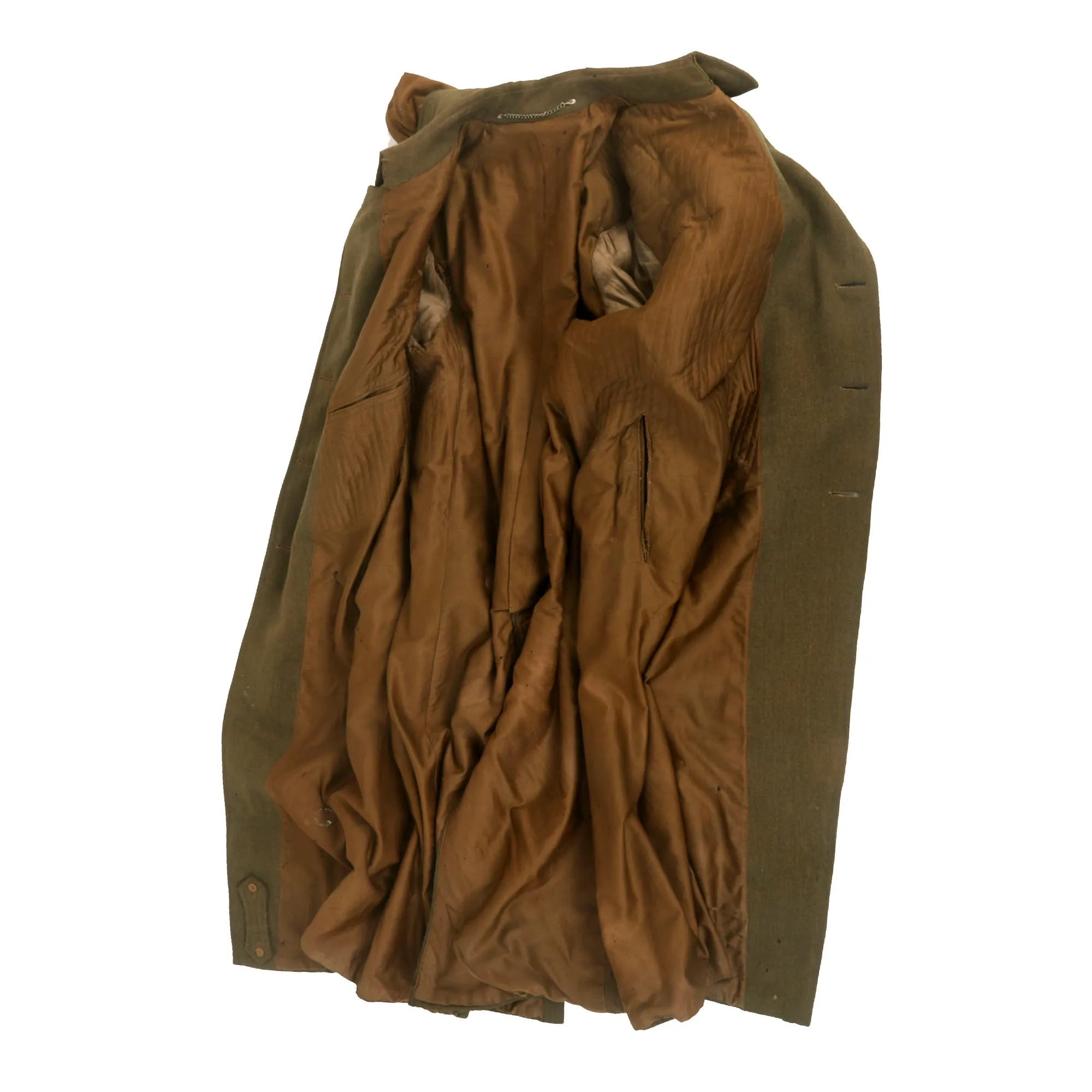 Original U.S. WWI Named 28th Keystone Division Judge Advocate’s Officer’s Greatcoat with Extremely Scarce Hood & Lieutenant Colonel Chicken Gut Ranks - Cleon Nivelle Berntheizel - Pennsylvania National Guard