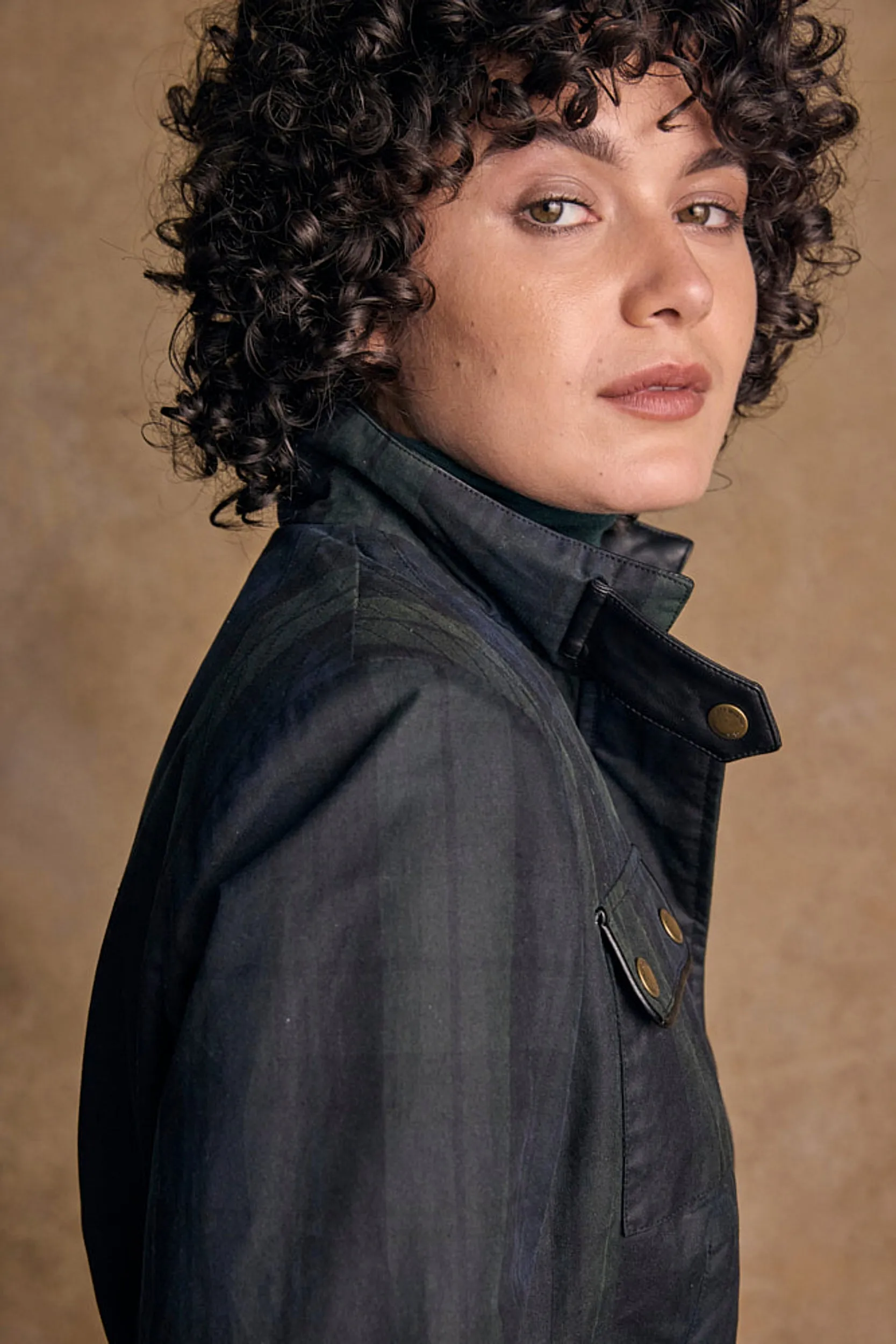 Orla Wax Jacket - Blackwatch