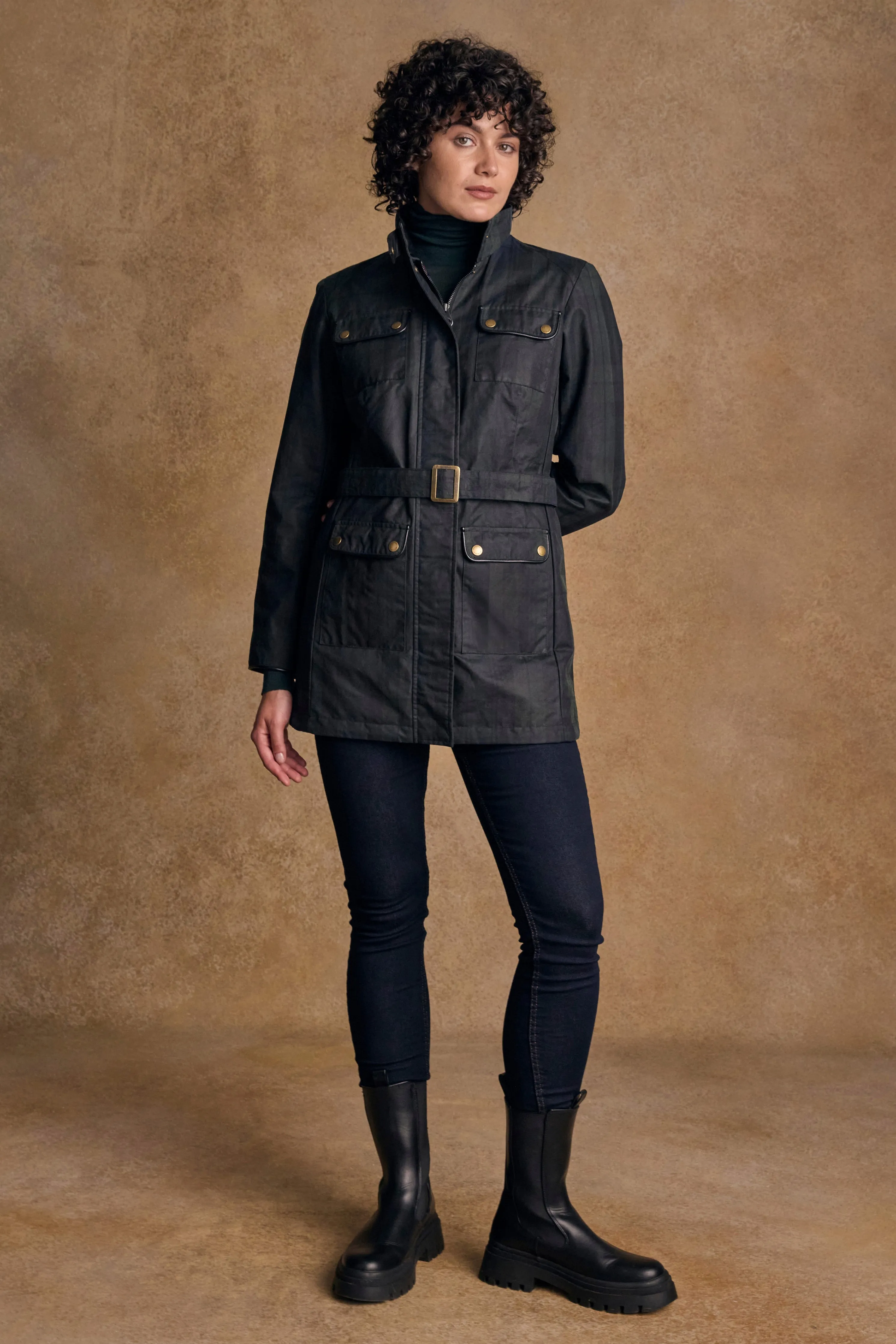 Orla Wax Jacket - Blackwatch