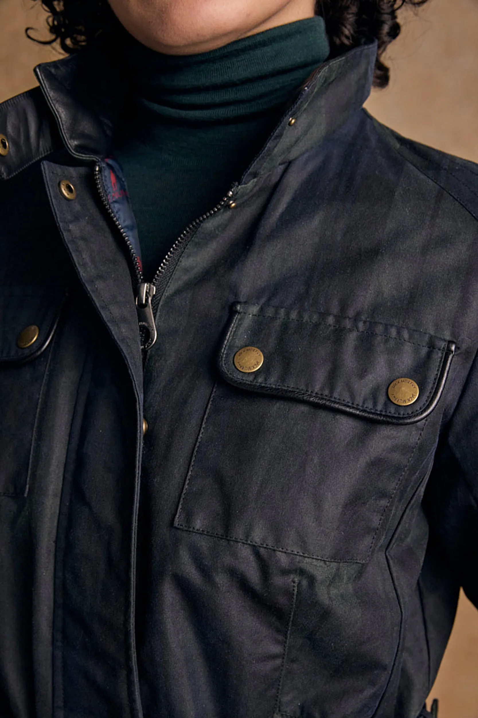 Orla Wax Jacket - Blackwatch
