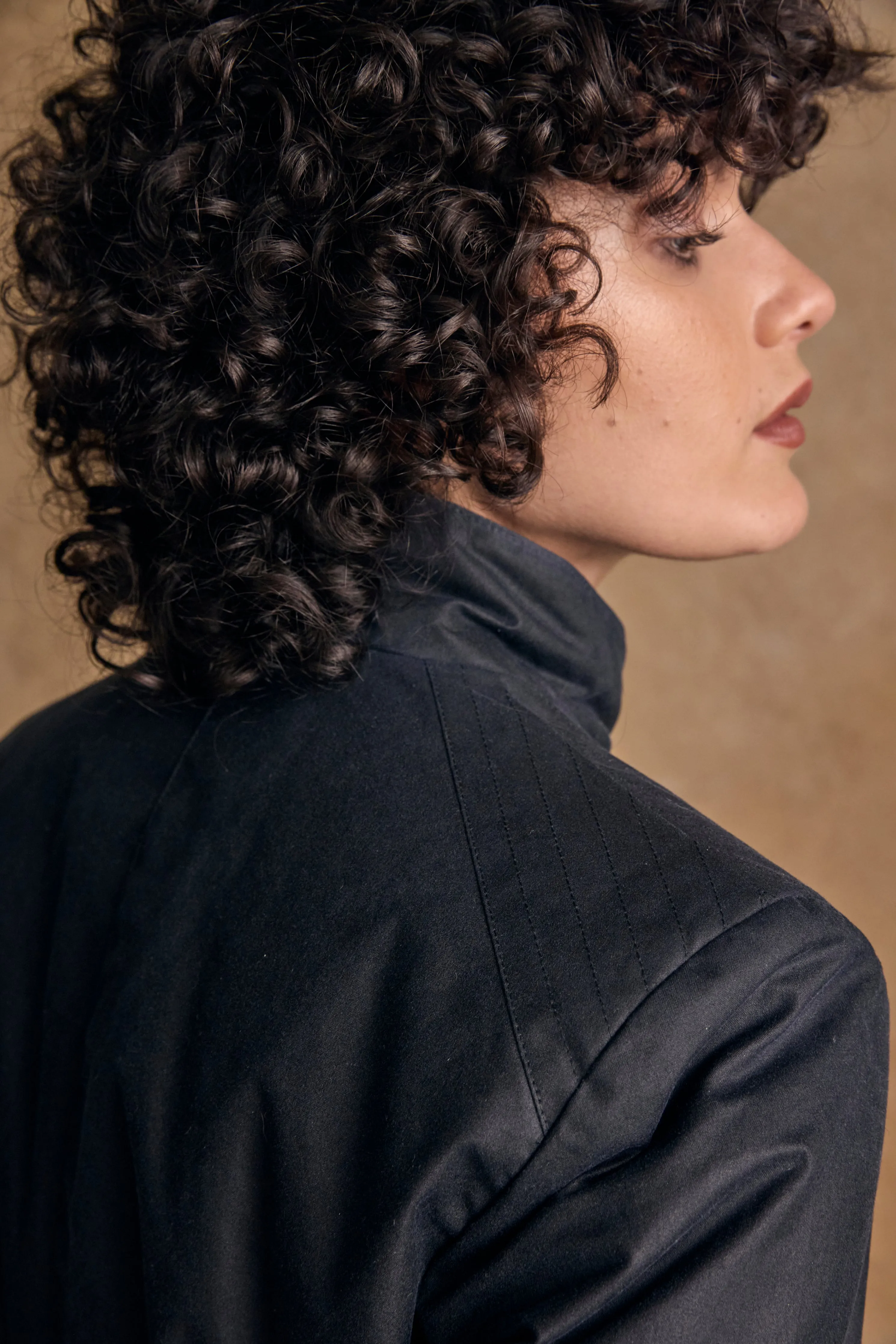 Orla Wax Jacket - Navy