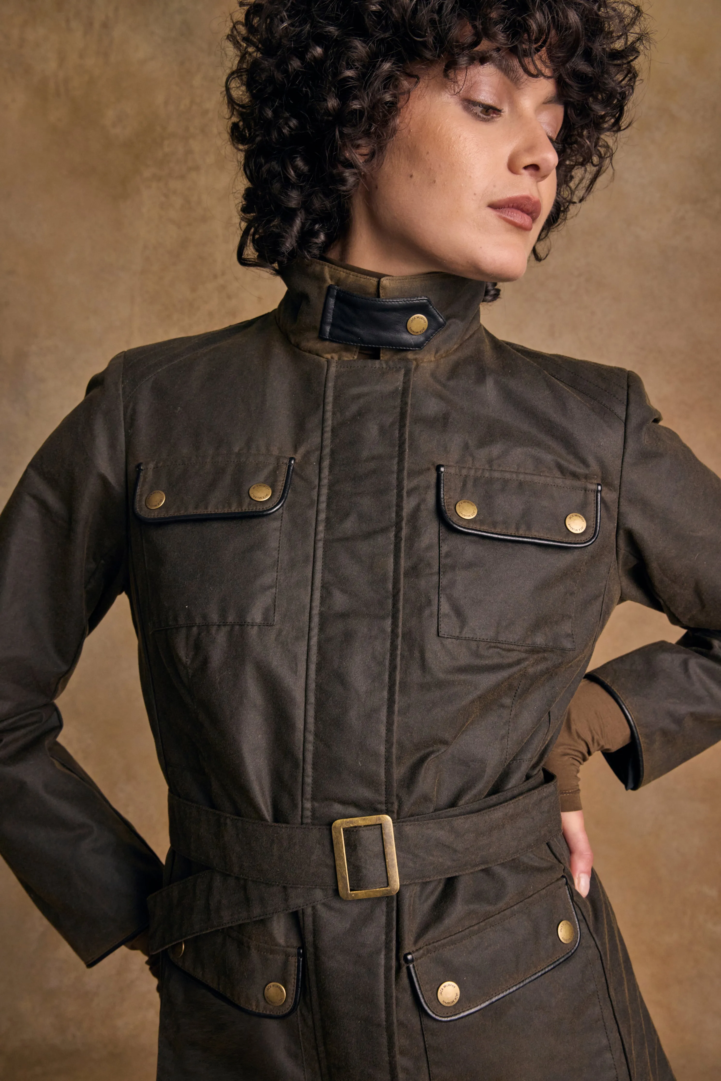 Orla Wax Jacket - Olive