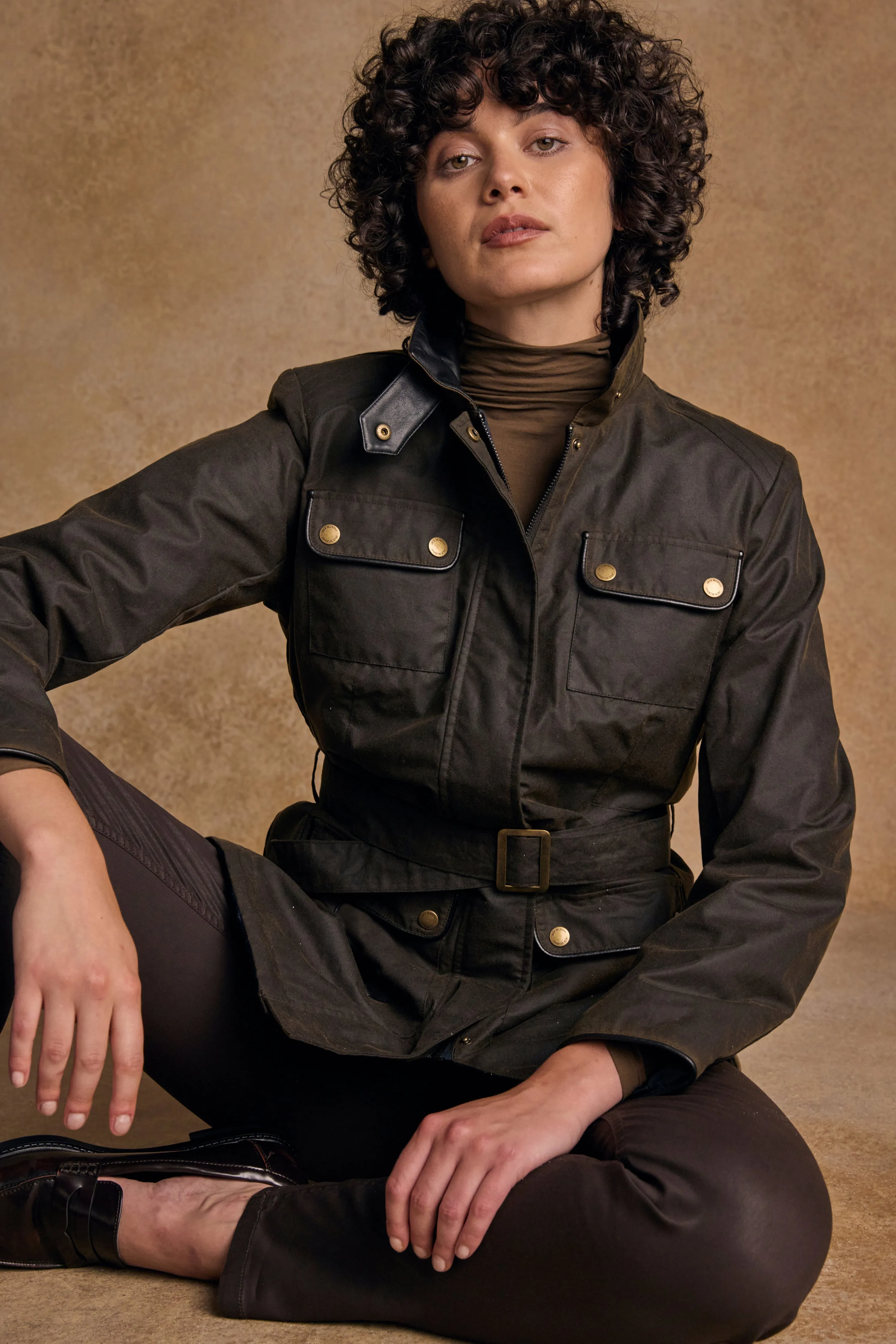 Orla Wax Jacket - Olive