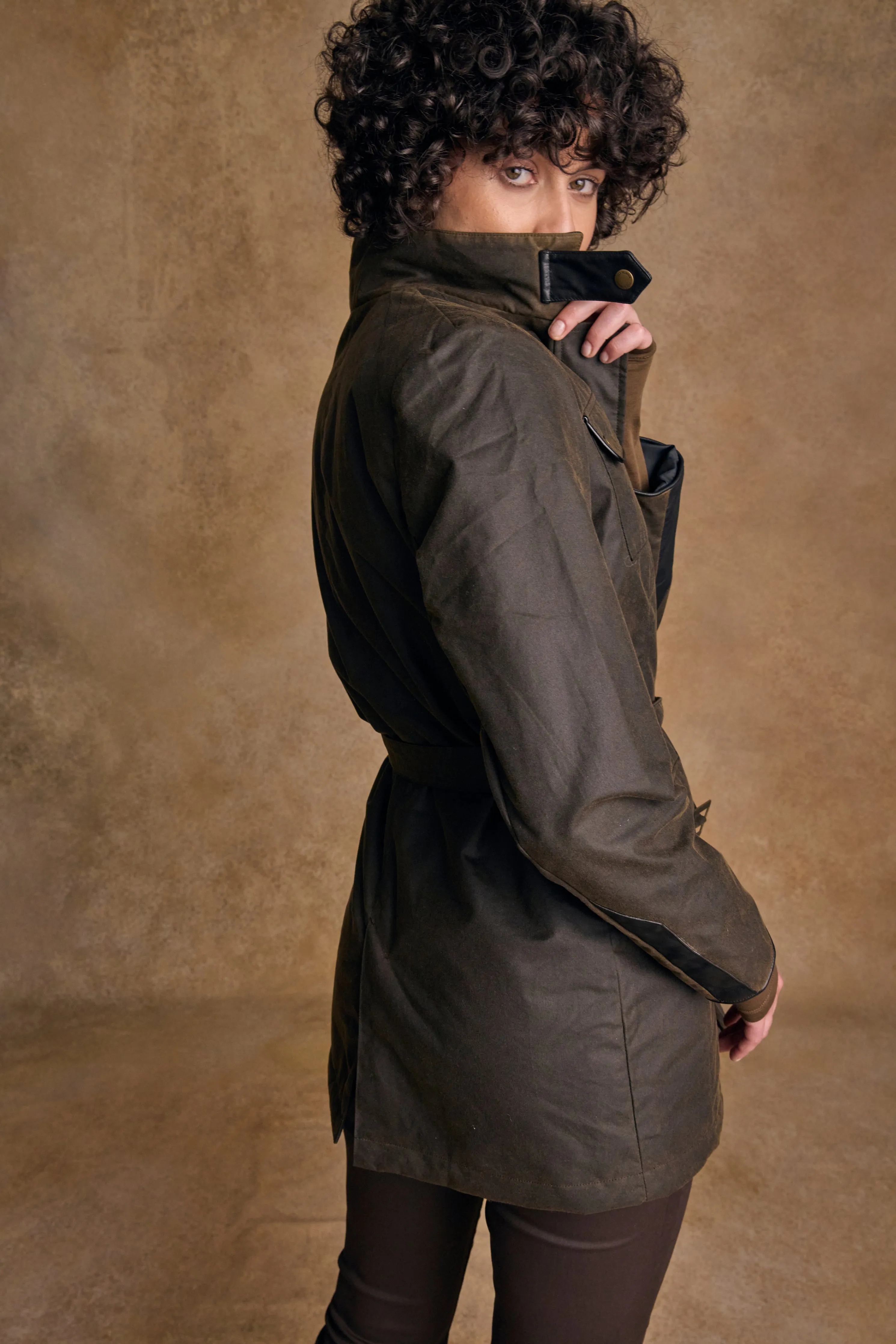 Orla Wax Jacket - Olive
