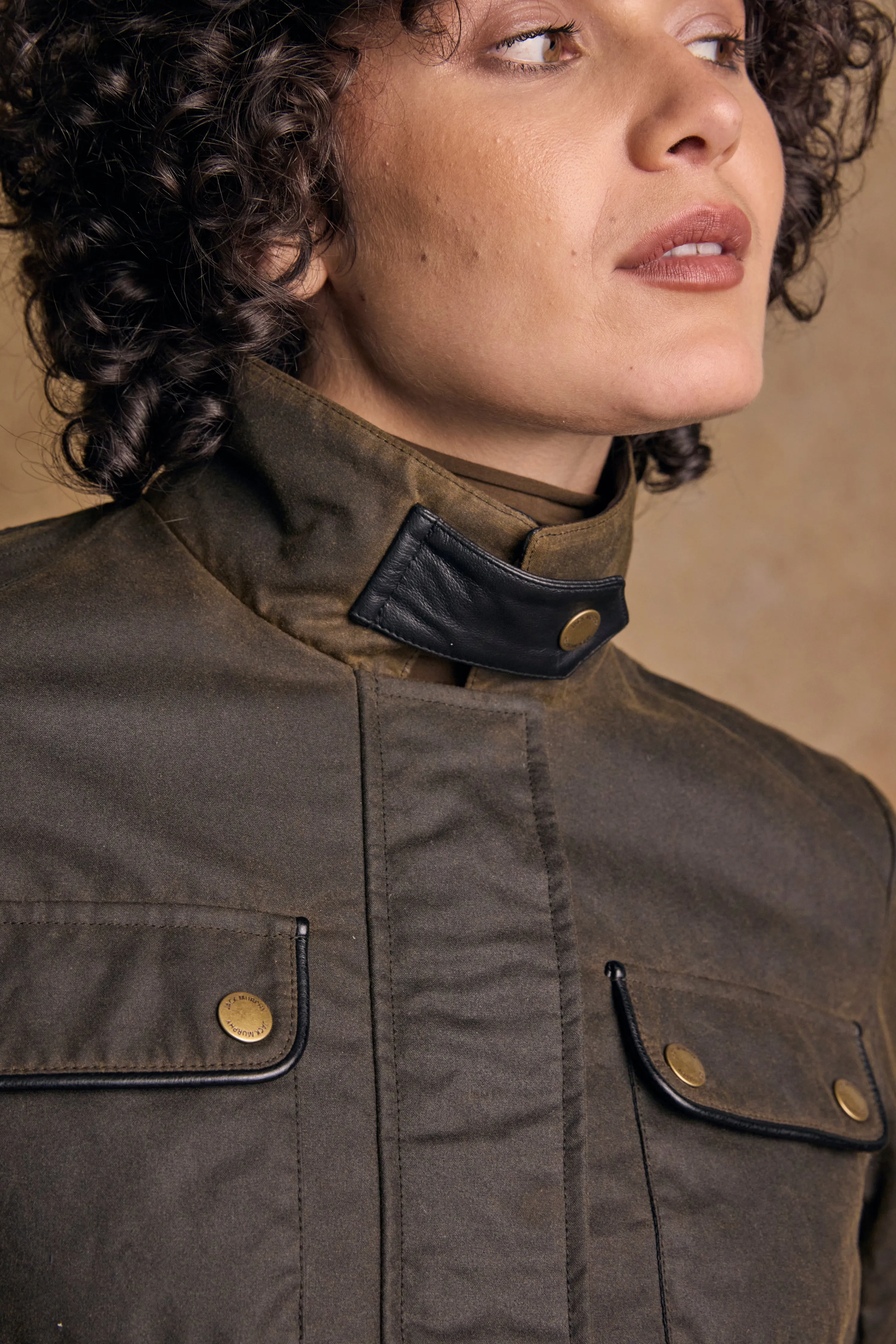 Orla Wax Jacket - Olive