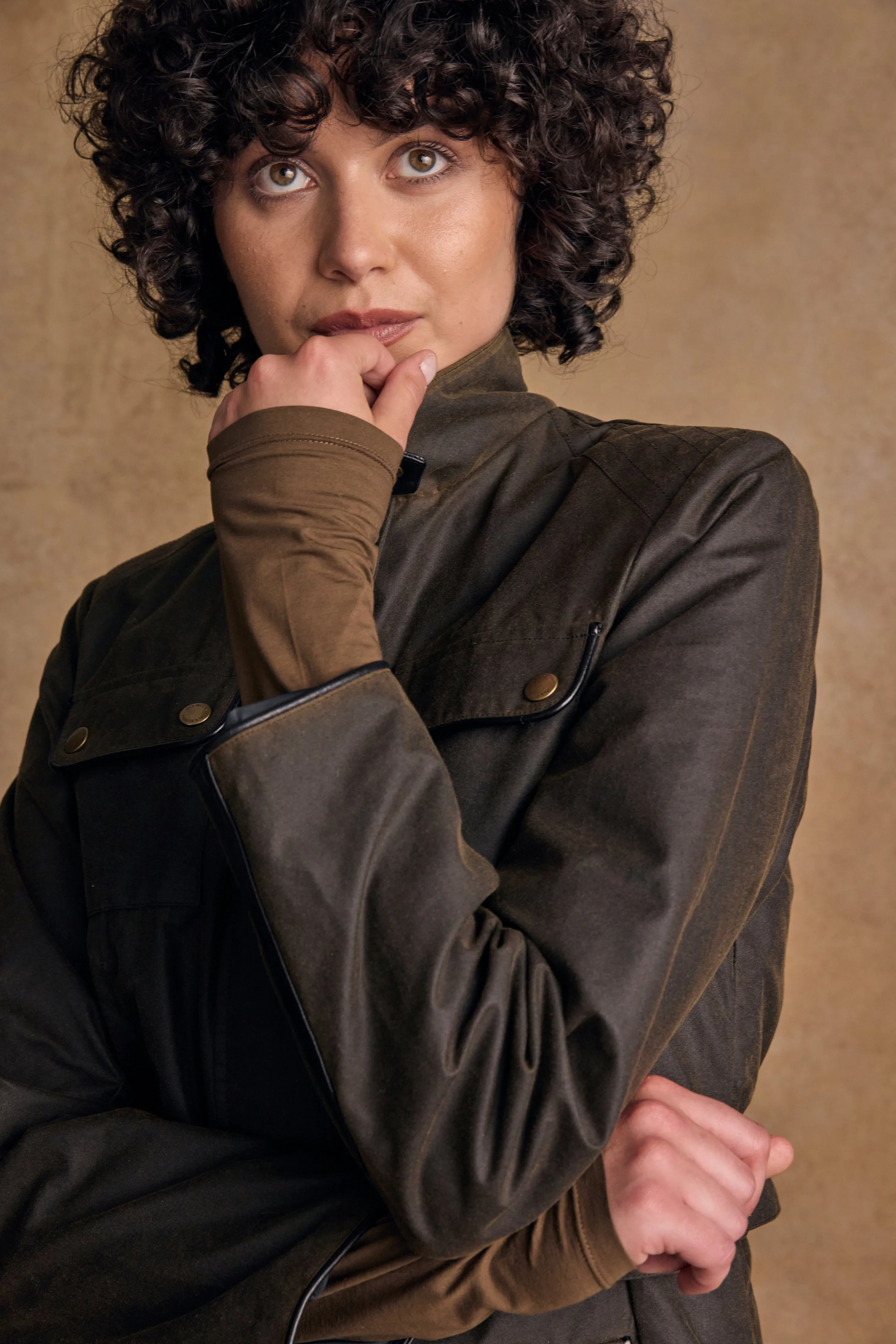 Orla Wax Jacket - Olive