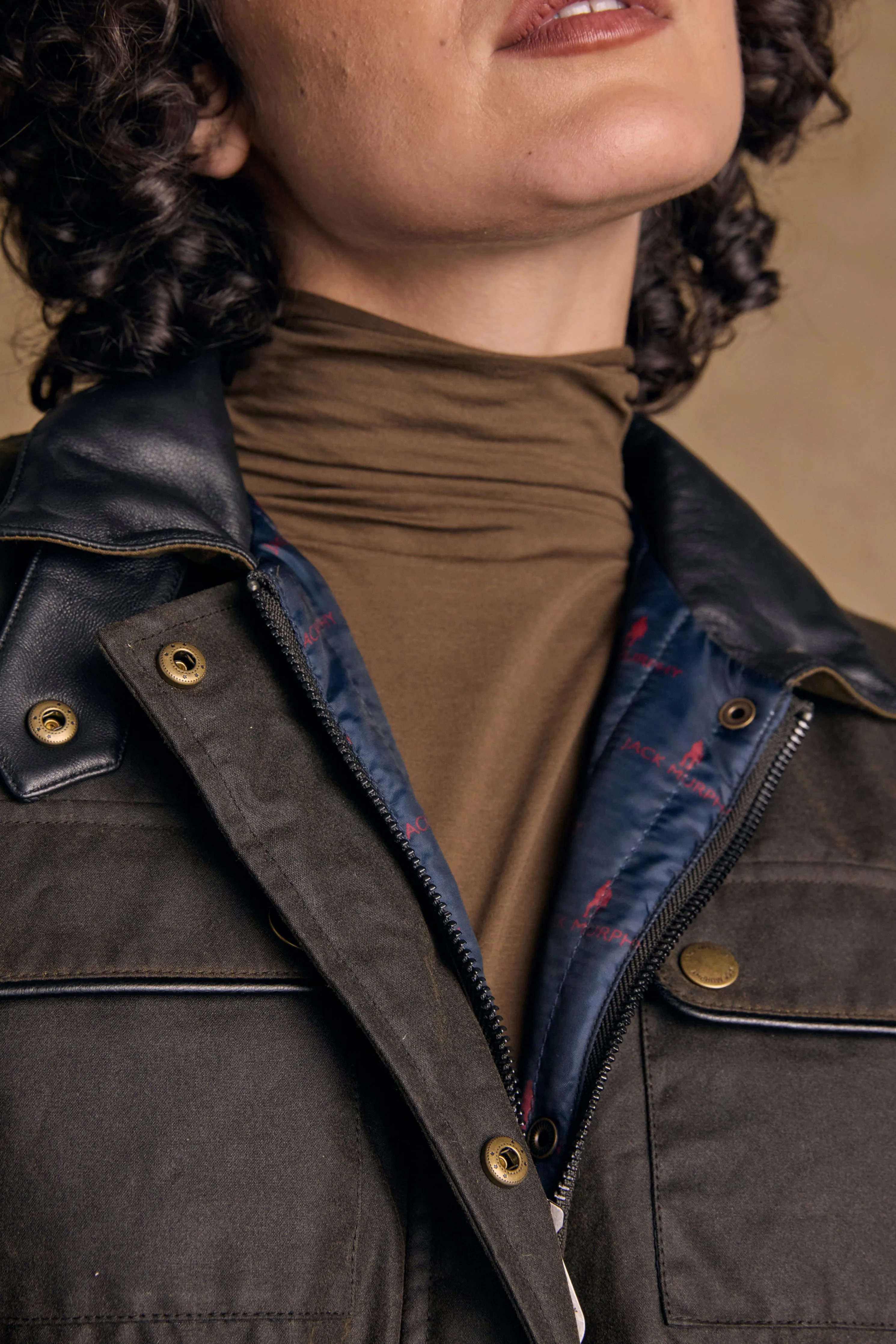 Orla Wax Jacket - Olive